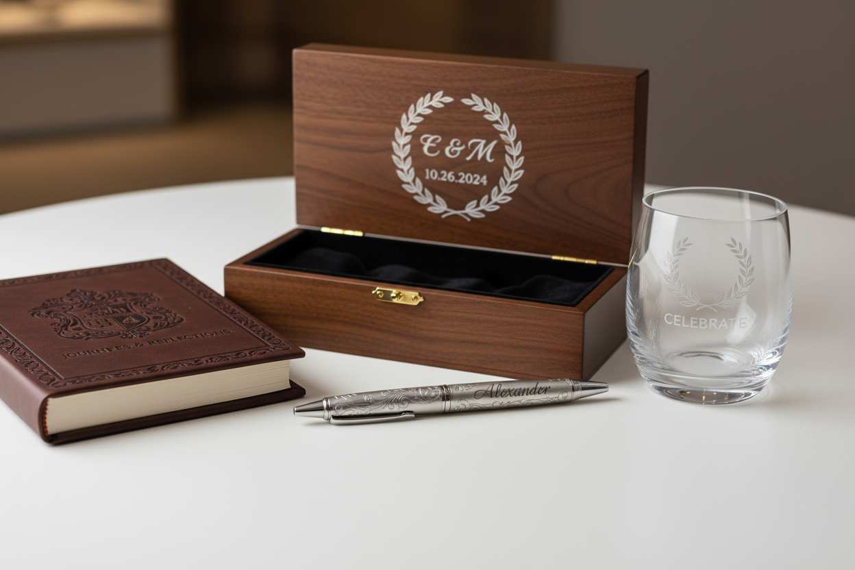 Pomysły na prezent z grawerem – 10 inspiracji na każdą okazję